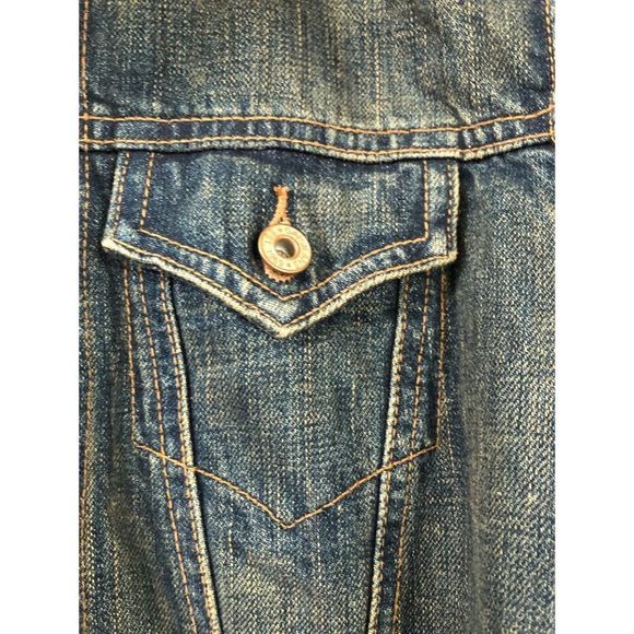 GAP DARK DENIM JACKET SZ XS - Picture 6 of 10